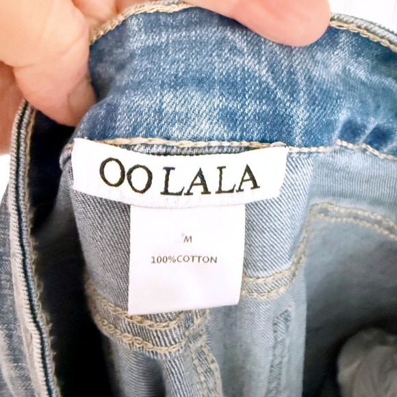 Ooh La La Jeans with Circular Cutouts Light Wash Medium - Picture 11 of 13